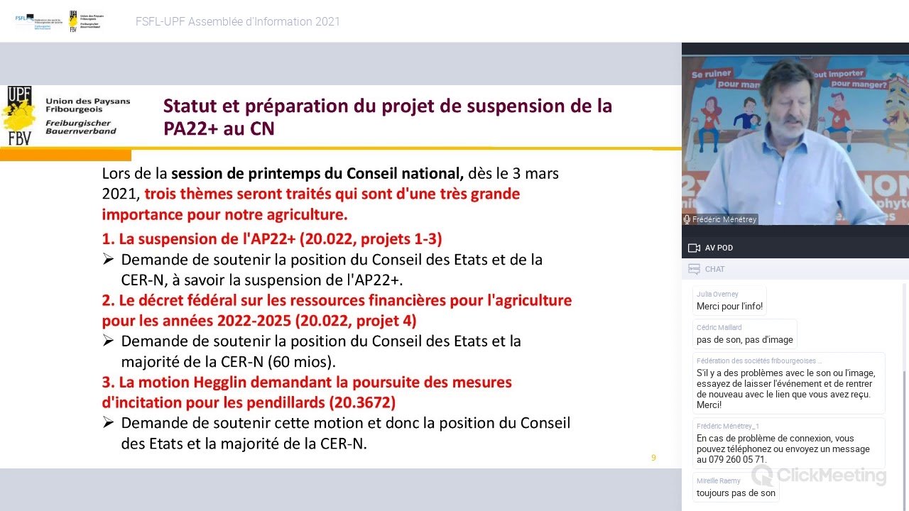 UPF 25.2.2021 - Assemblée de district (Webinaire)